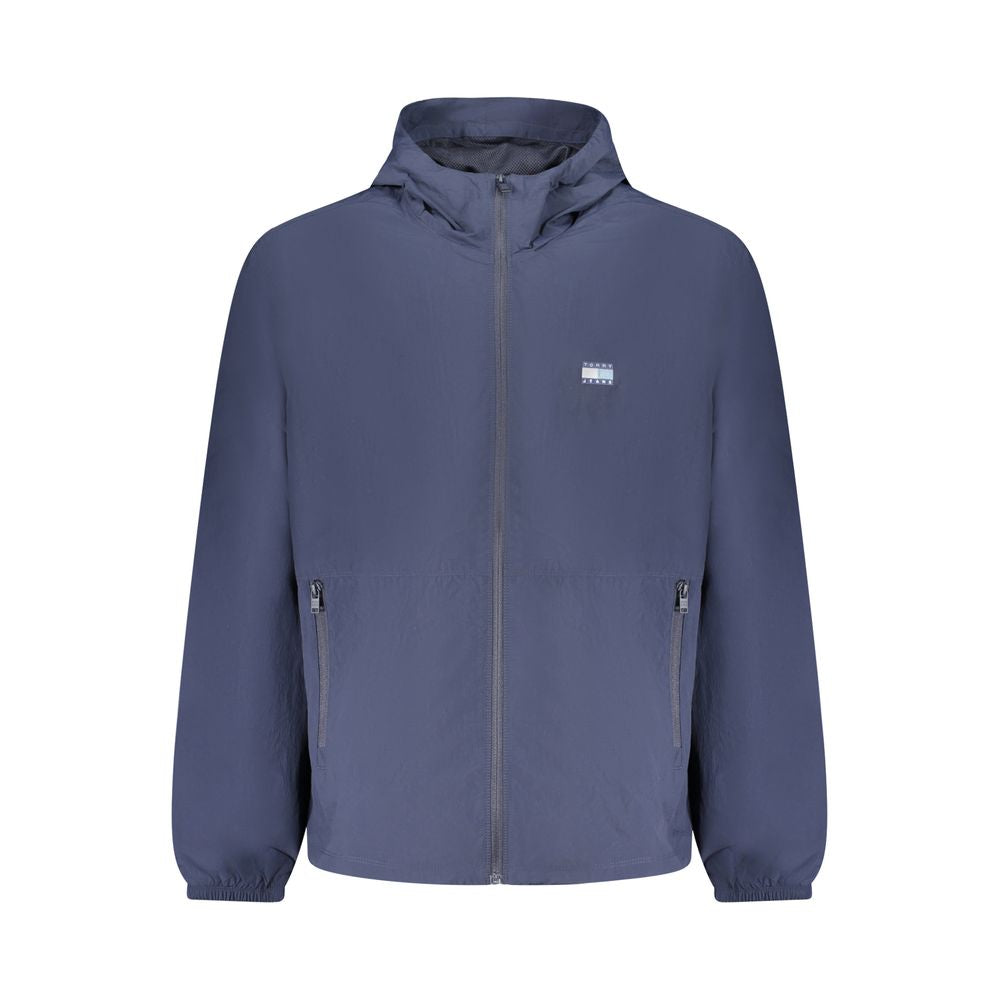 Tommy Hilfiger Blue Recycled Nylon Men's Jacket TO-39473-S