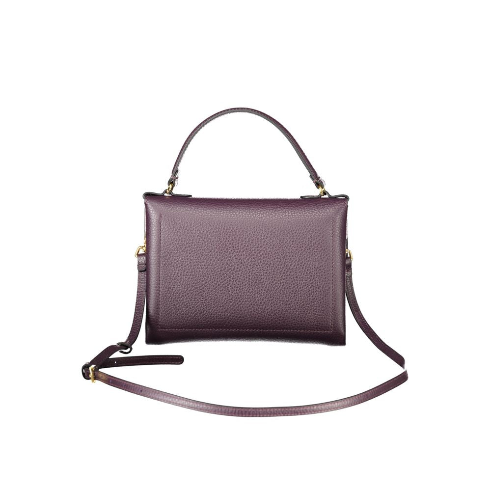 Coccinelle Purple Leather Handbag