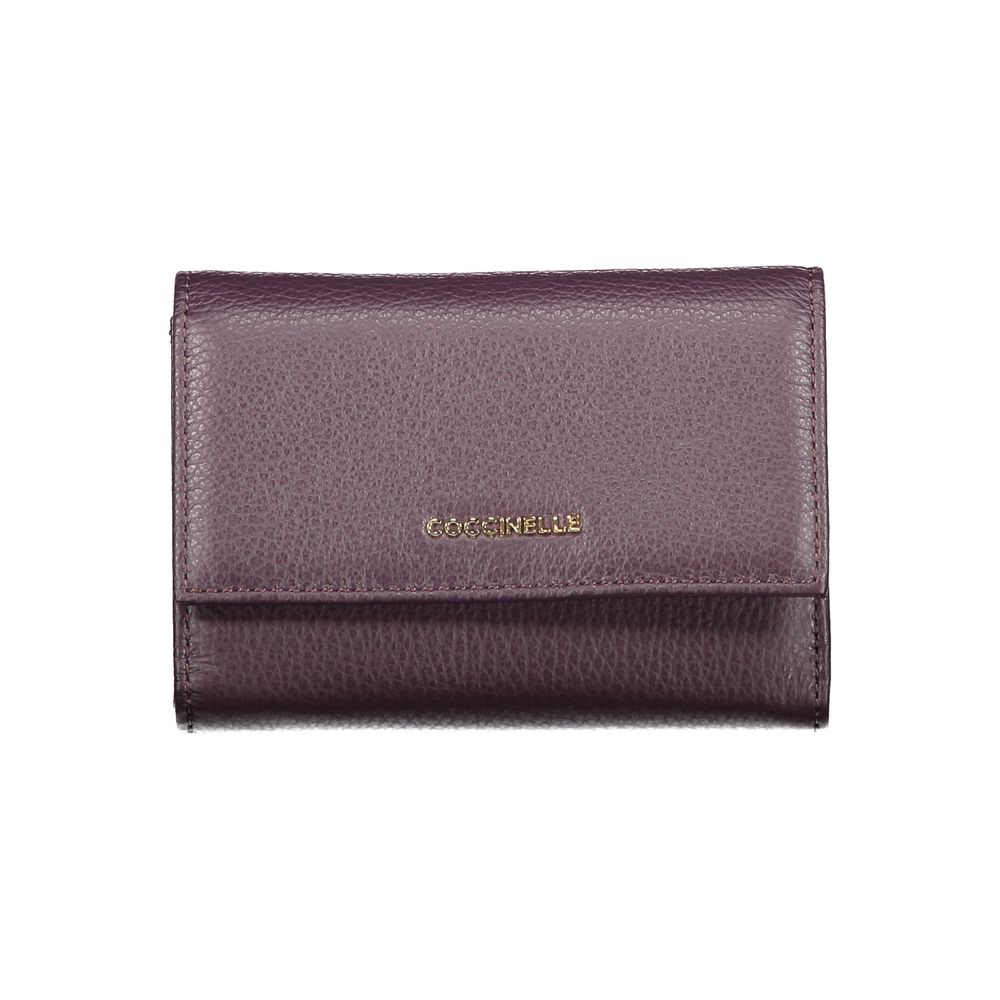 Coccinelle Purple Leather Women Wallet