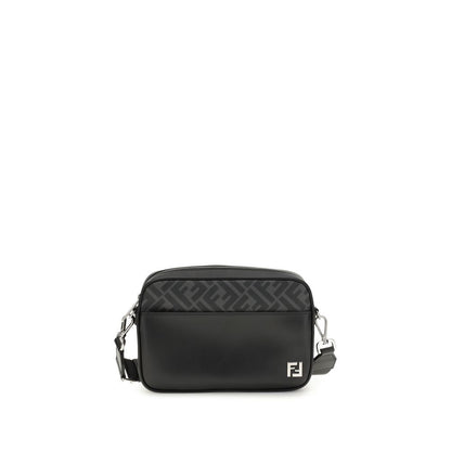 Fendi Black Leather Shoulder Bag