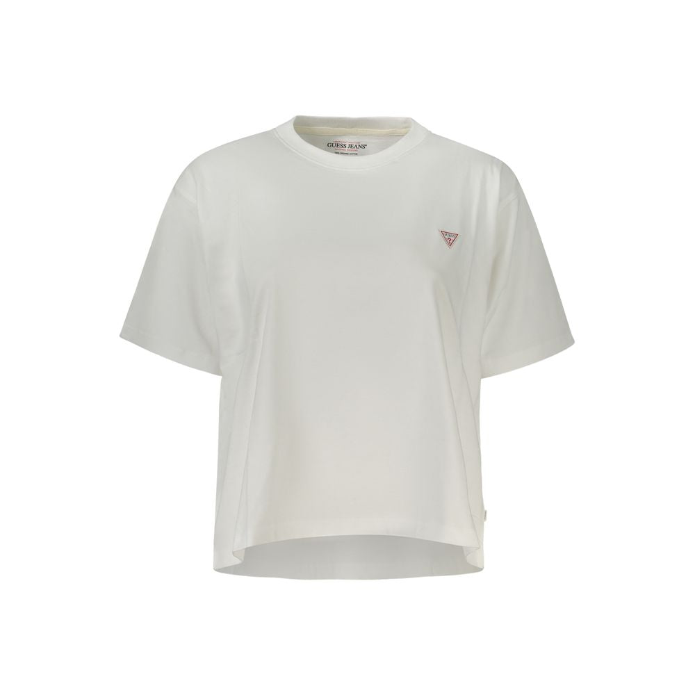 Guess Jeans White Cotton Women T-Shirt GU-39570-S