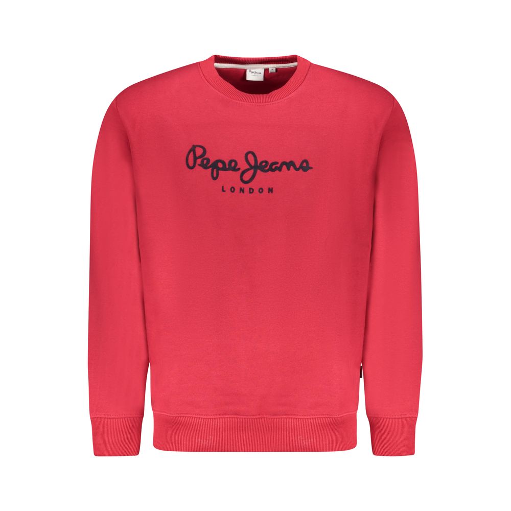 Pepe Jeans Red Cotton Men Sweater