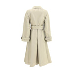 Burberry Ellingham fit-and-flare long gabardine Trench Coat