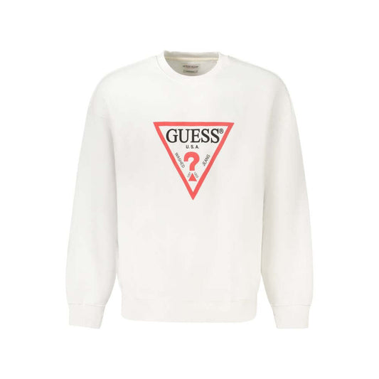 Guess Jeans White Cotton Sweater GU-39048-S