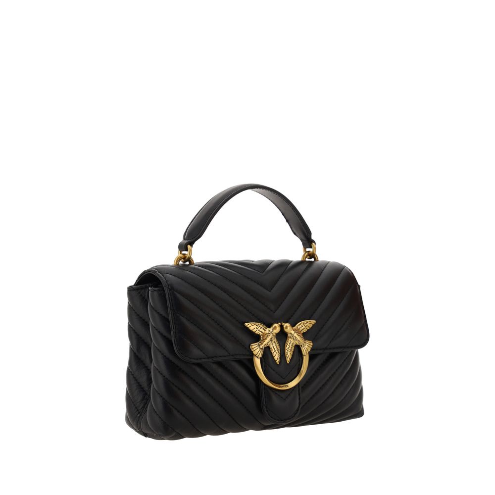 PINKO Black Calf Leather Bos Taurus Wallet