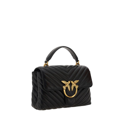 PINKO Black Calf Leather Bos Taurus Wallet
