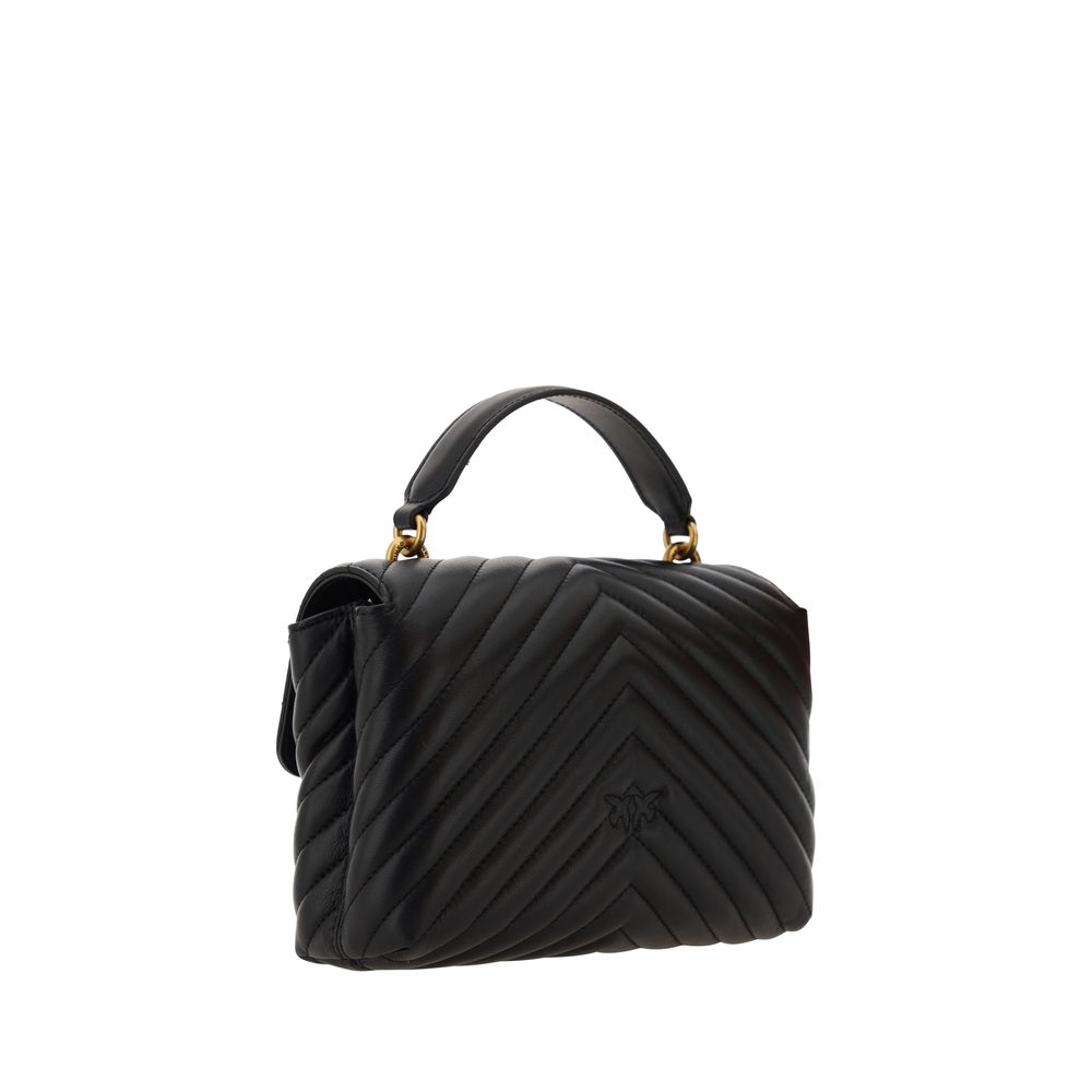 PINKO Black Calf Leather Bos Taurus Wallet