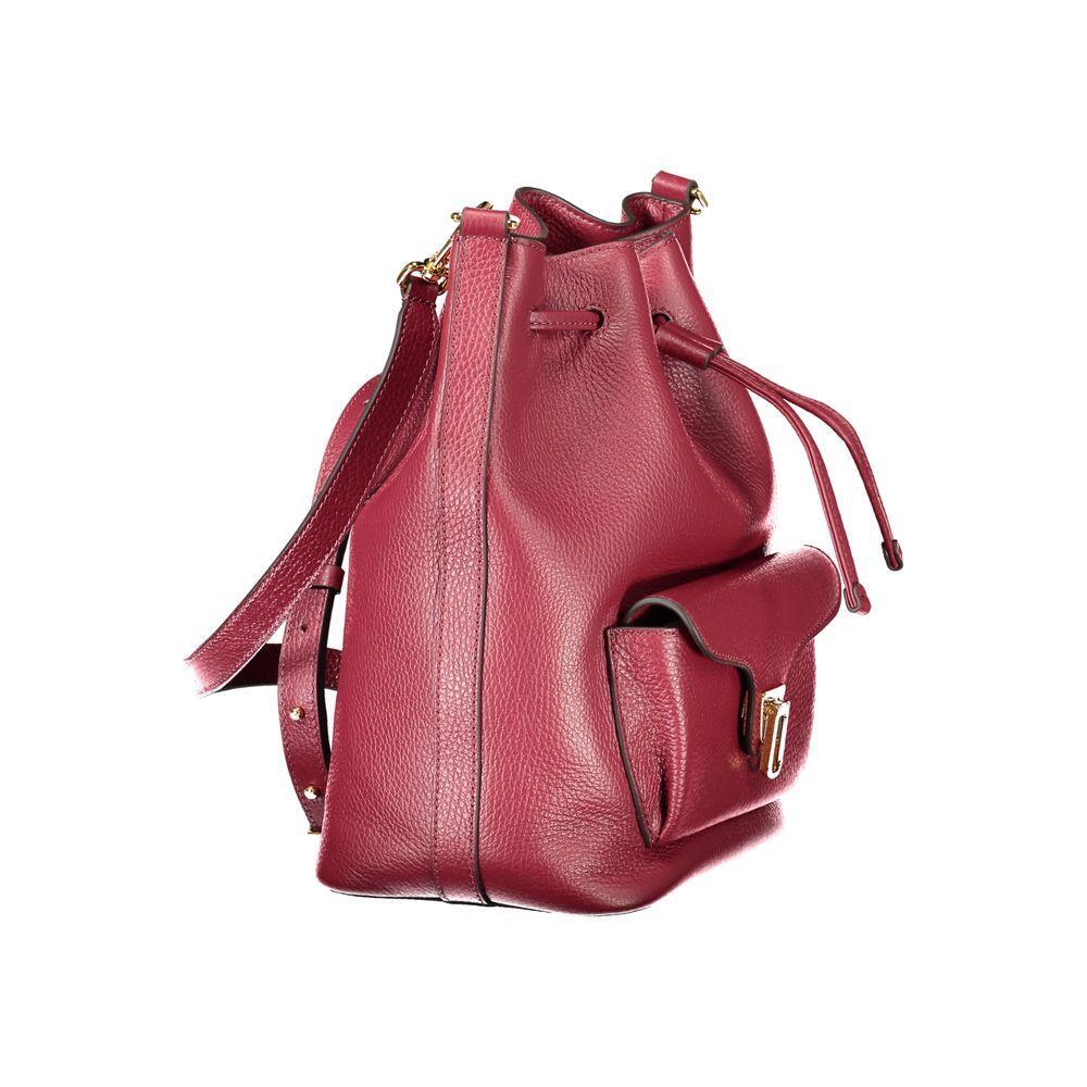 Front view with bag zipped and handles upright.