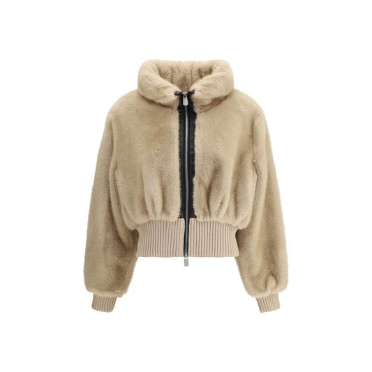 PINKO Faux fur bomber Jacket