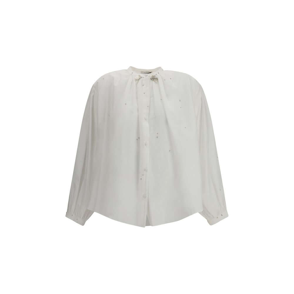 Forte_Forte Voile Shirt with embroidery FO-14093MYSHIRTF48A0003-I/S