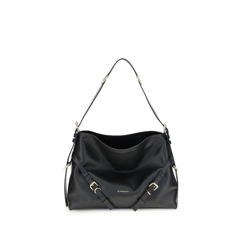 Givenchy Black Calf Leather Bos Taurus Shoulder Bag