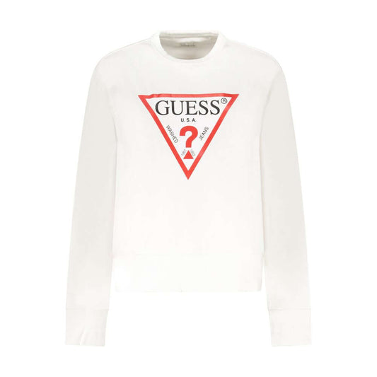 Guess Jeans White Cotton Women Sweater