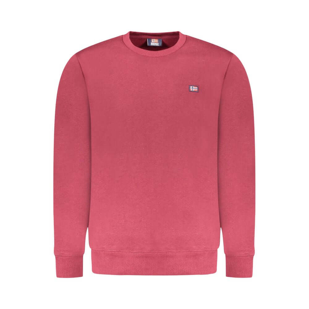 Norway 1963 Red Cotton Men Sweater