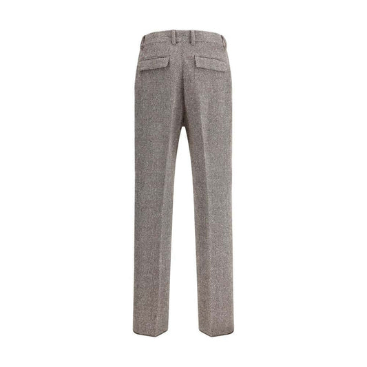 Ferragamo Wide chevron Pants