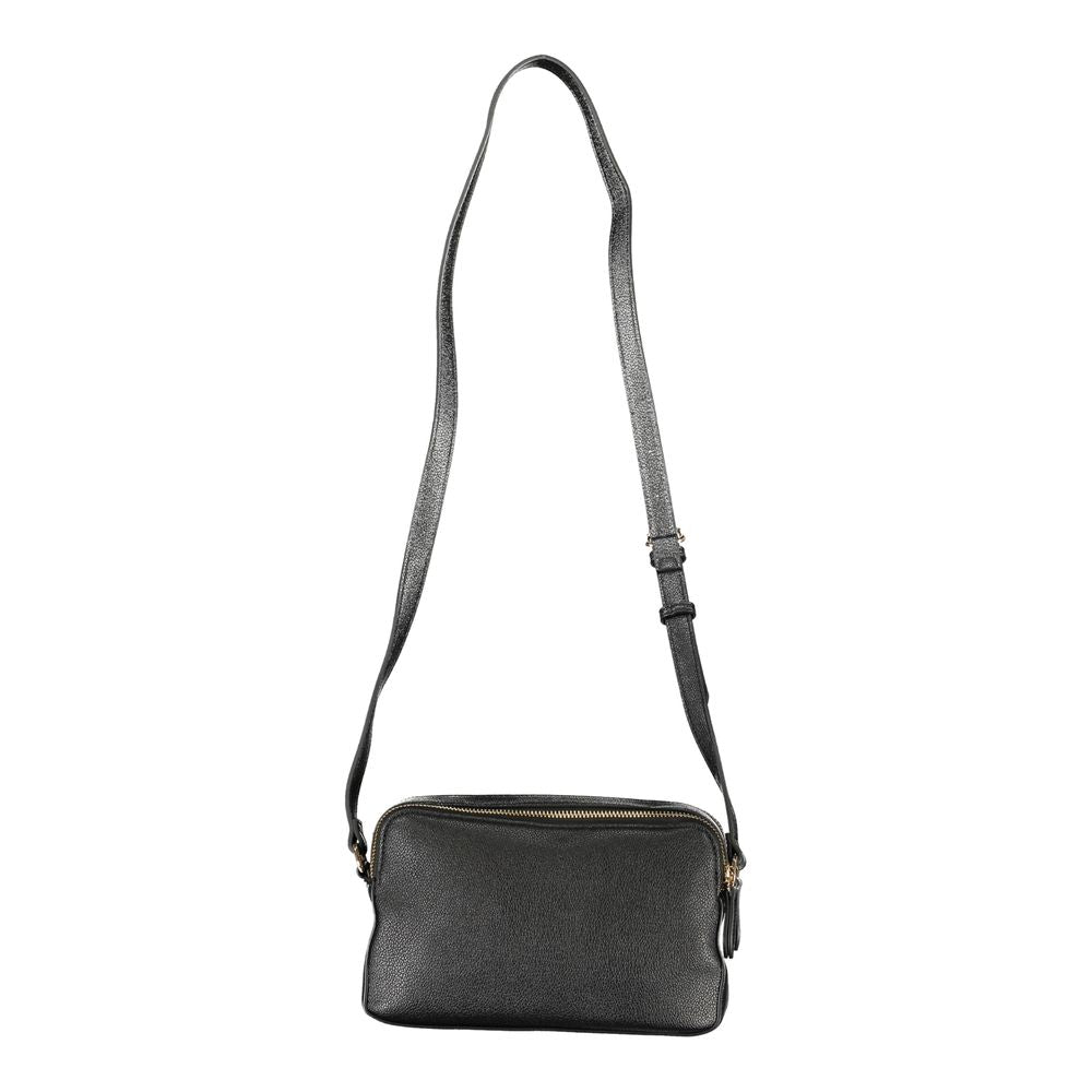 Front view with bag zipped and handles upright.