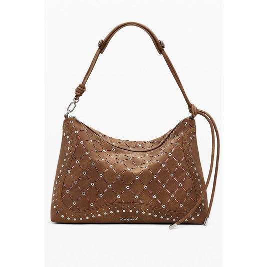 Desigual Brown Polyethylene Women Handbag DE-39796