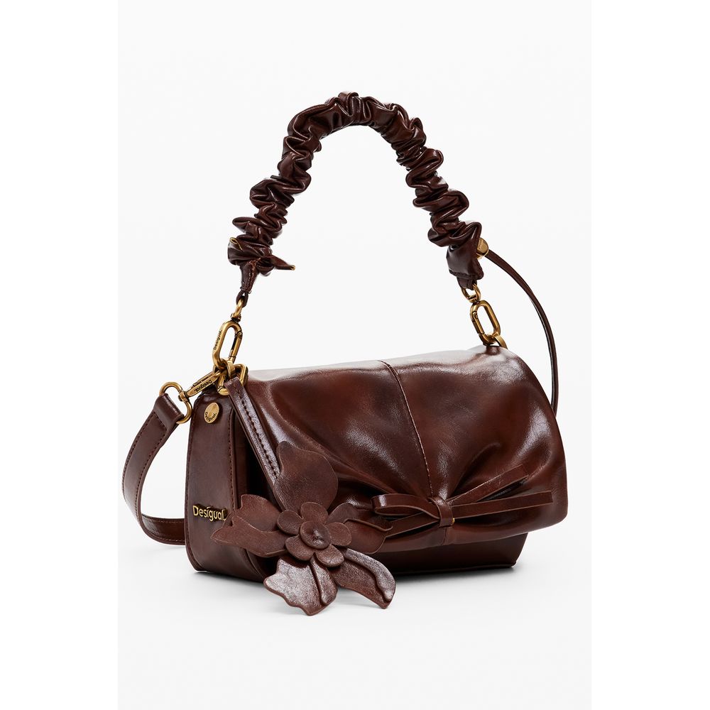 Desigual Brown Polyethylene Women Handbag