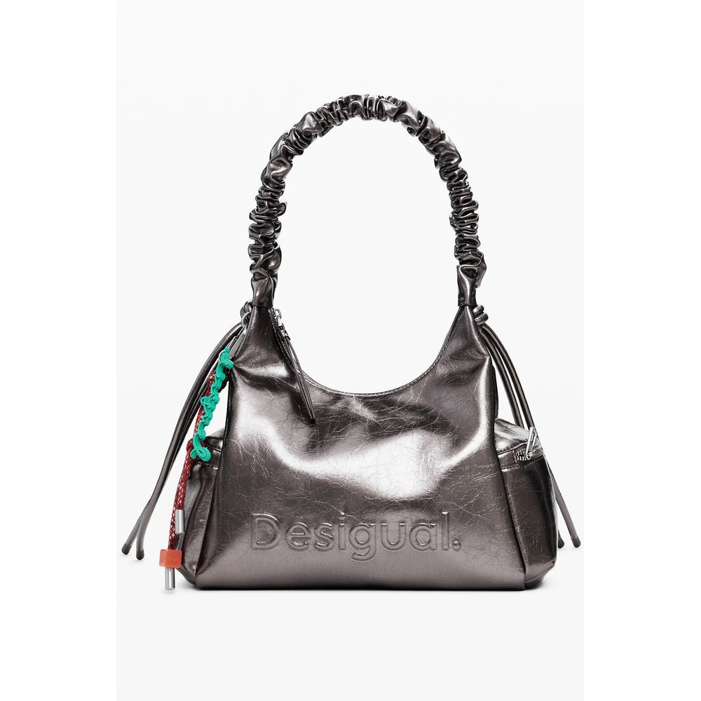 Desigual Bronze Polyethylene Women Handbag