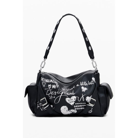 Desigual Black Polyethylene Women Handbag DE-39845