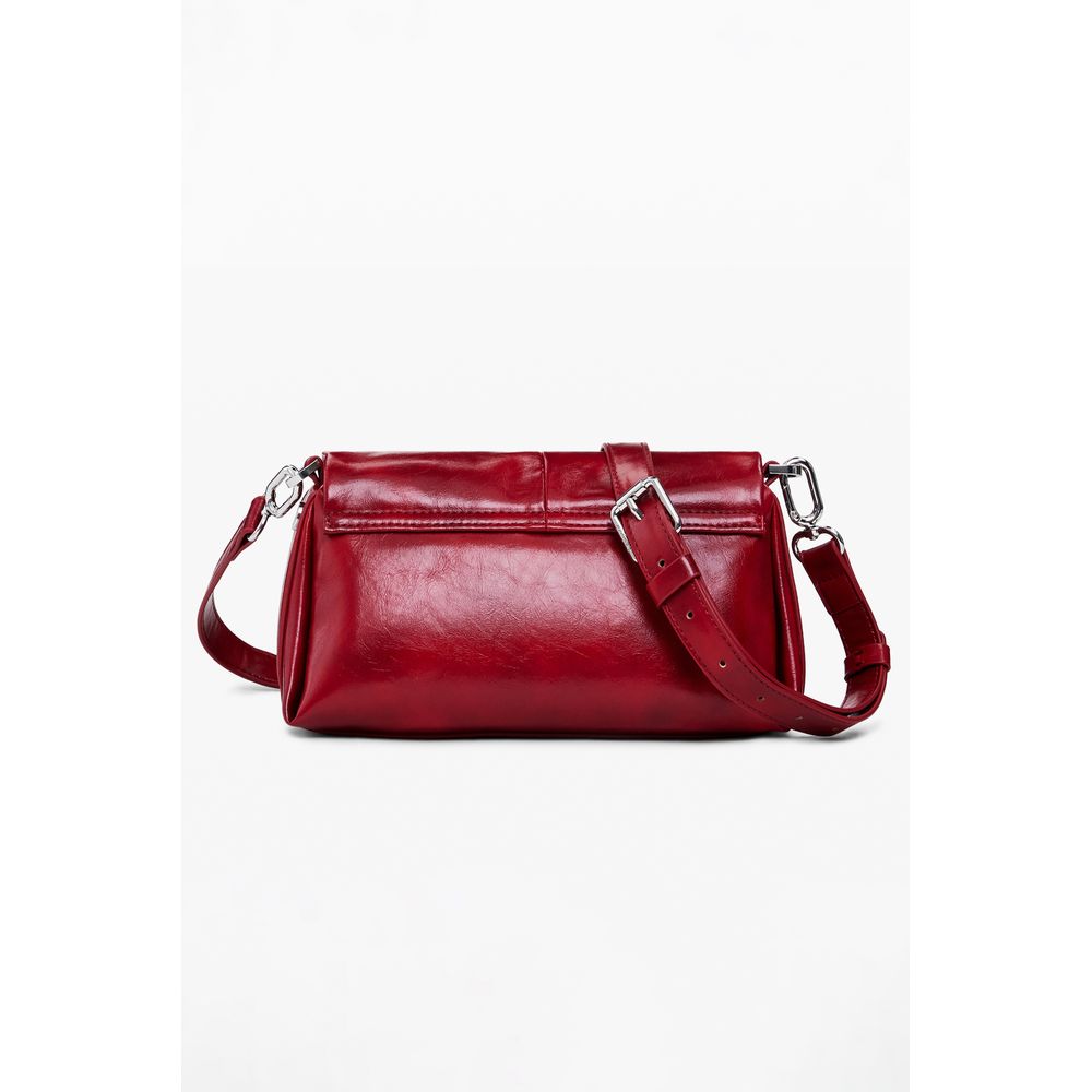 Front view with bag zipped and handles upright.
