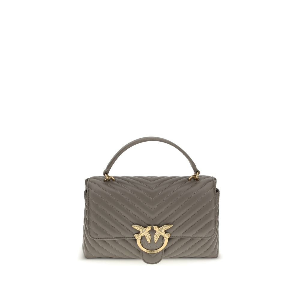 Front view with bag zipped and handles upright.