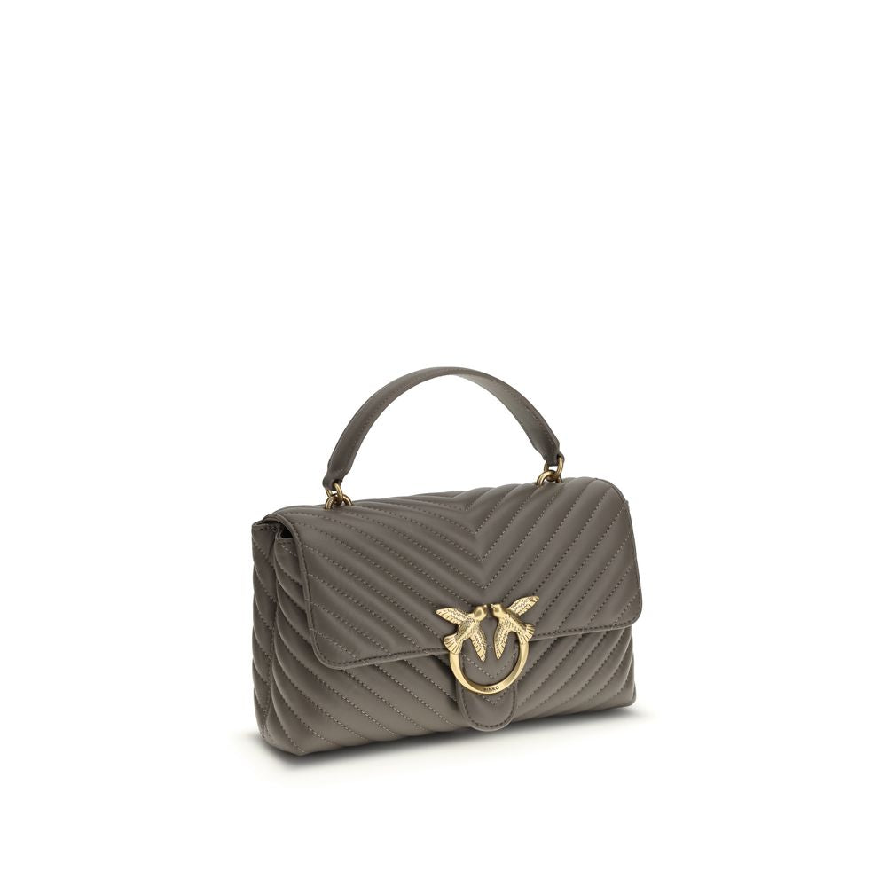 Front view with bag zipped and handles upright.