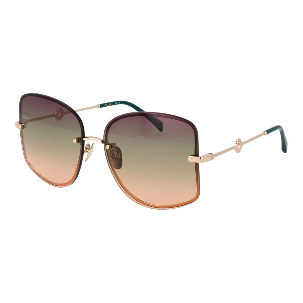Maje Pink Metal Sunglasses