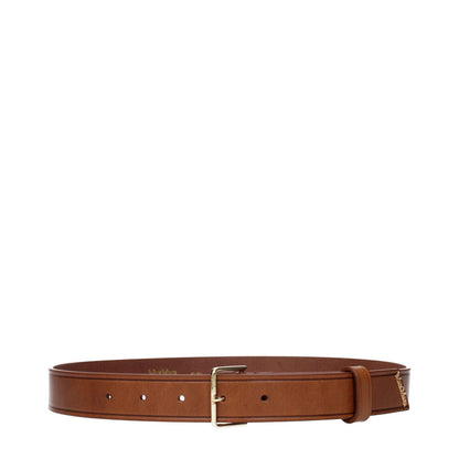 Max Mara Brown Leather Regular Belt