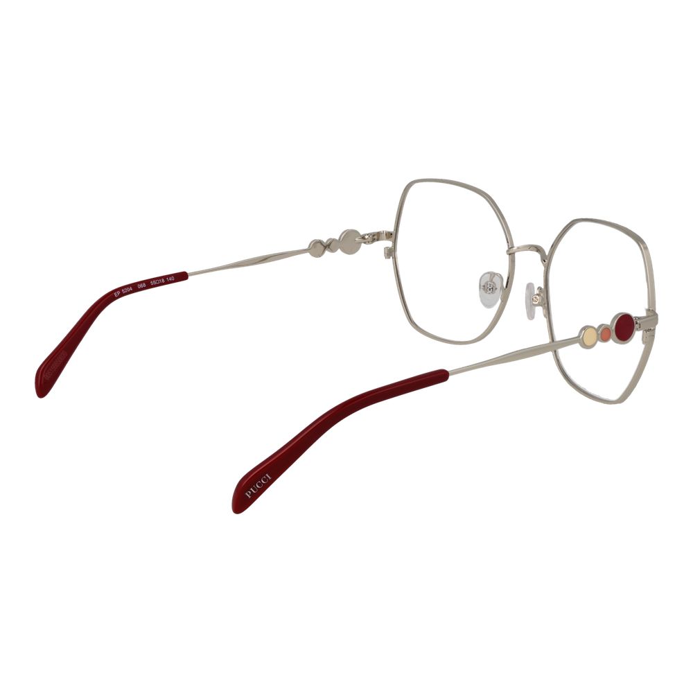 Emilio Pucci Red Metal Glasses (Frames)