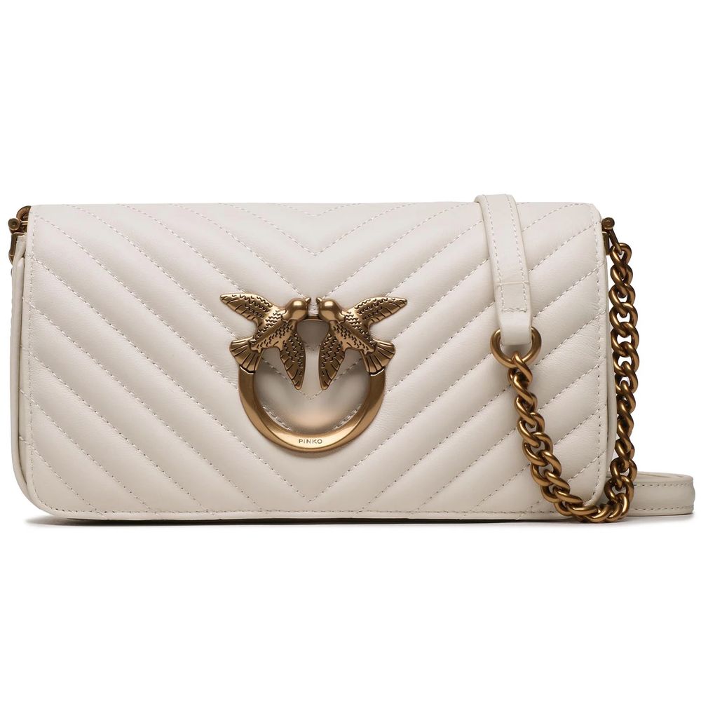 Front view with bag zipped and handles upright.
