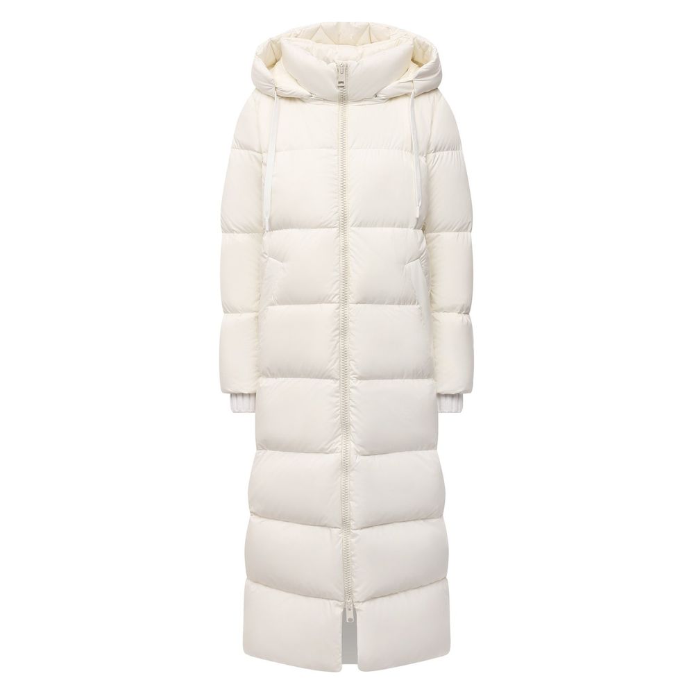 Herno White Nylon Women's Long Jacket