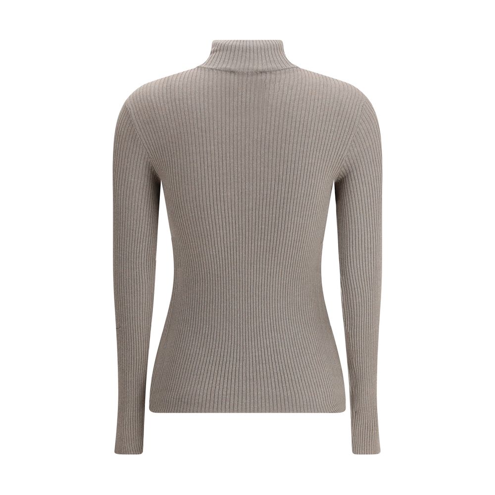 Brunello Cucinelli Brown Cashmere Sweatshirt