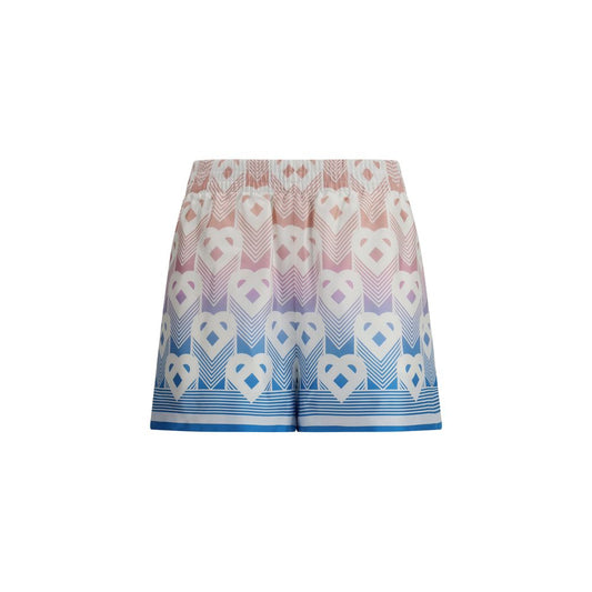 Casablanca Multicolor Silk Bermuda Shorts