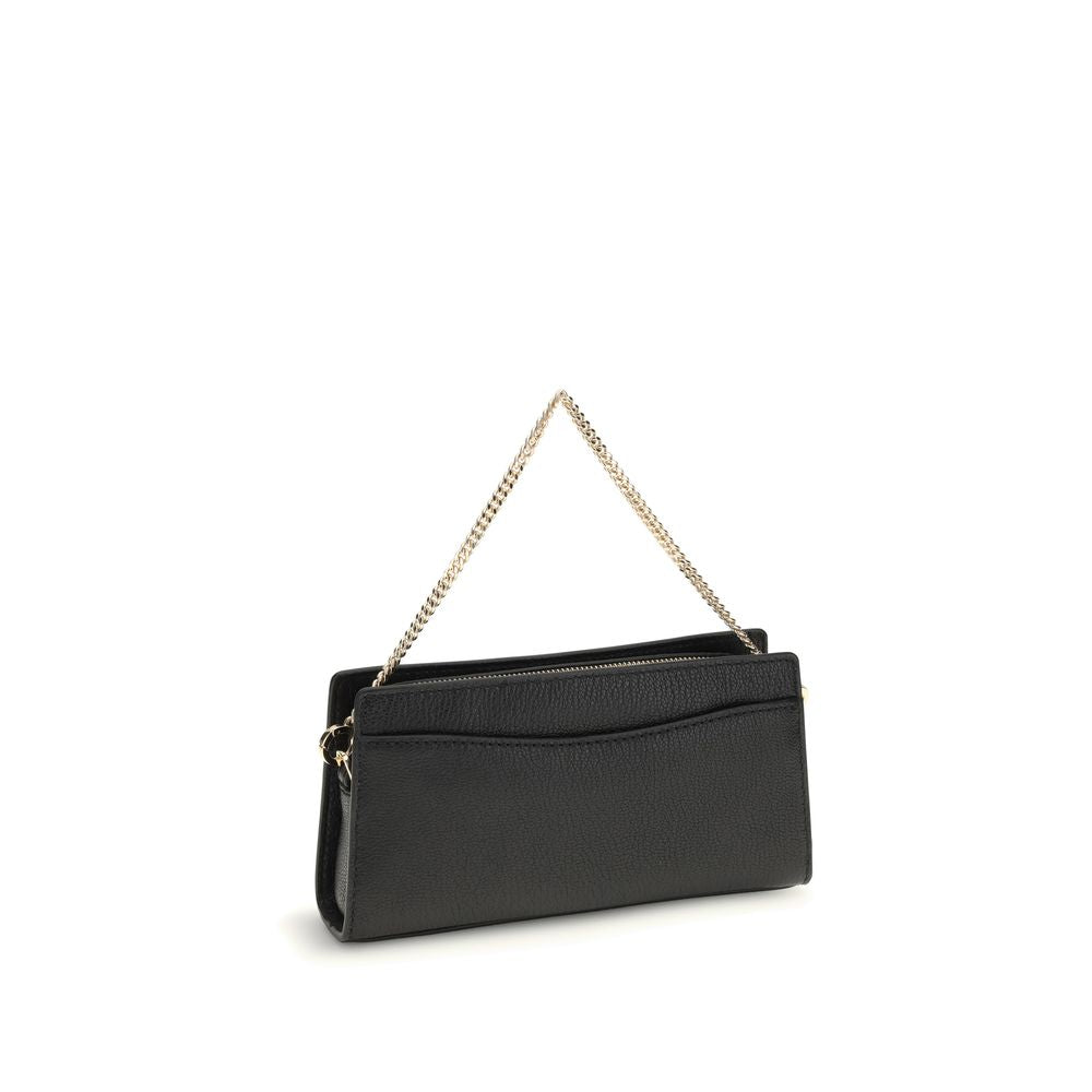 Front view with bag zipped and handles upright.