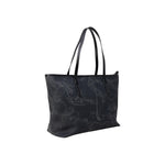 Alviero Martini Prima Classe Black Polyester Handbag with geographic pattern, luxury women's accessory model C D007 6426.