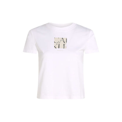 Calvin Klein Jeans White Recycled Cotton T-Shirt