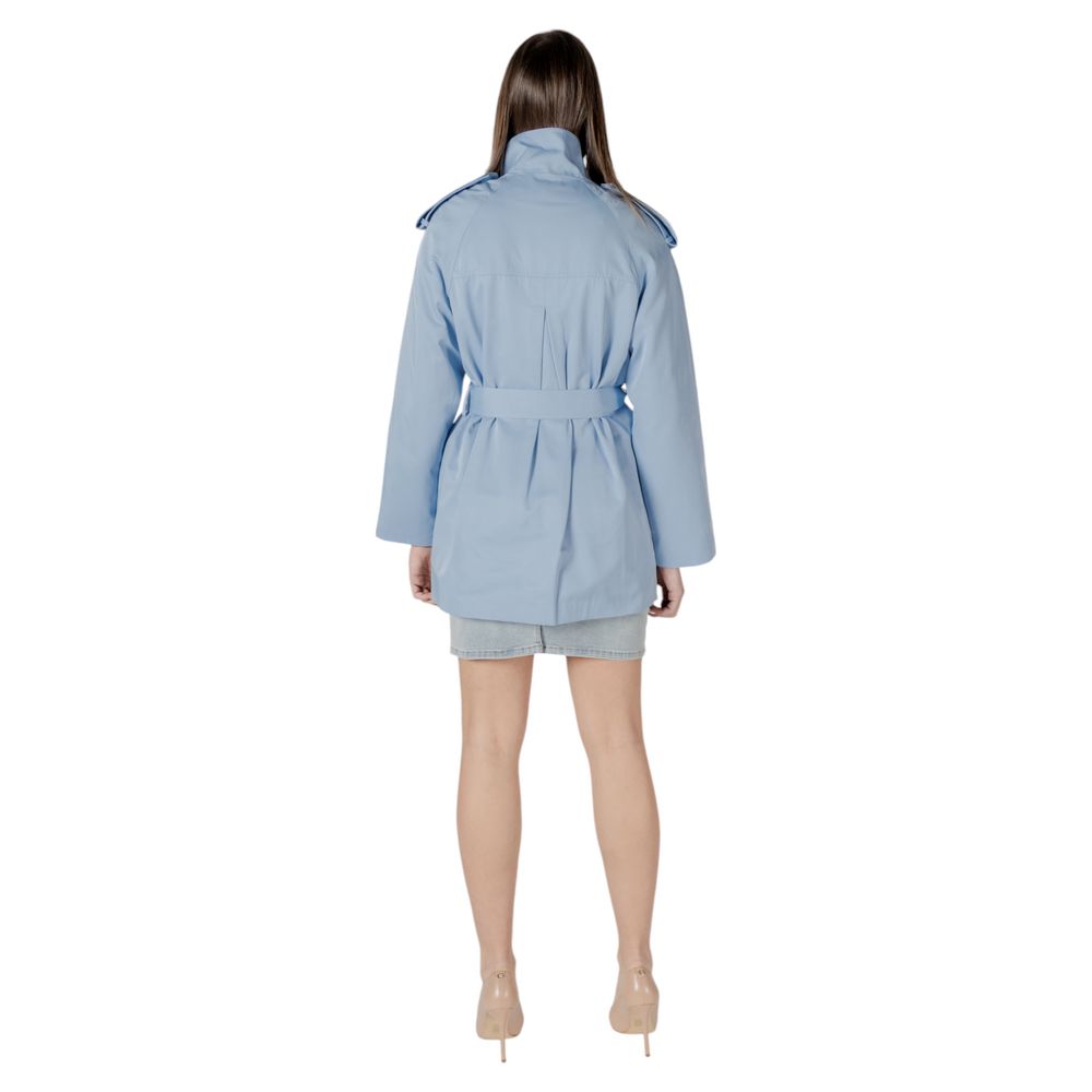 Morgan De Toi Blue Cotton Parka
