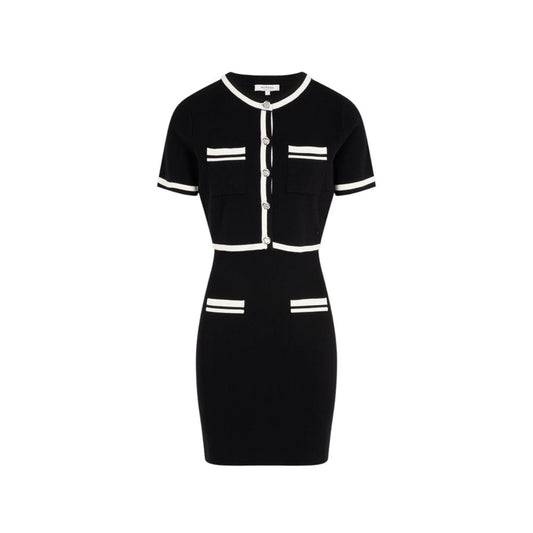 Morgan De Toi Black Viscose Short Dress