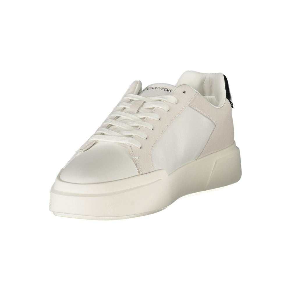 Calvin Klein White Polyester Sneaker