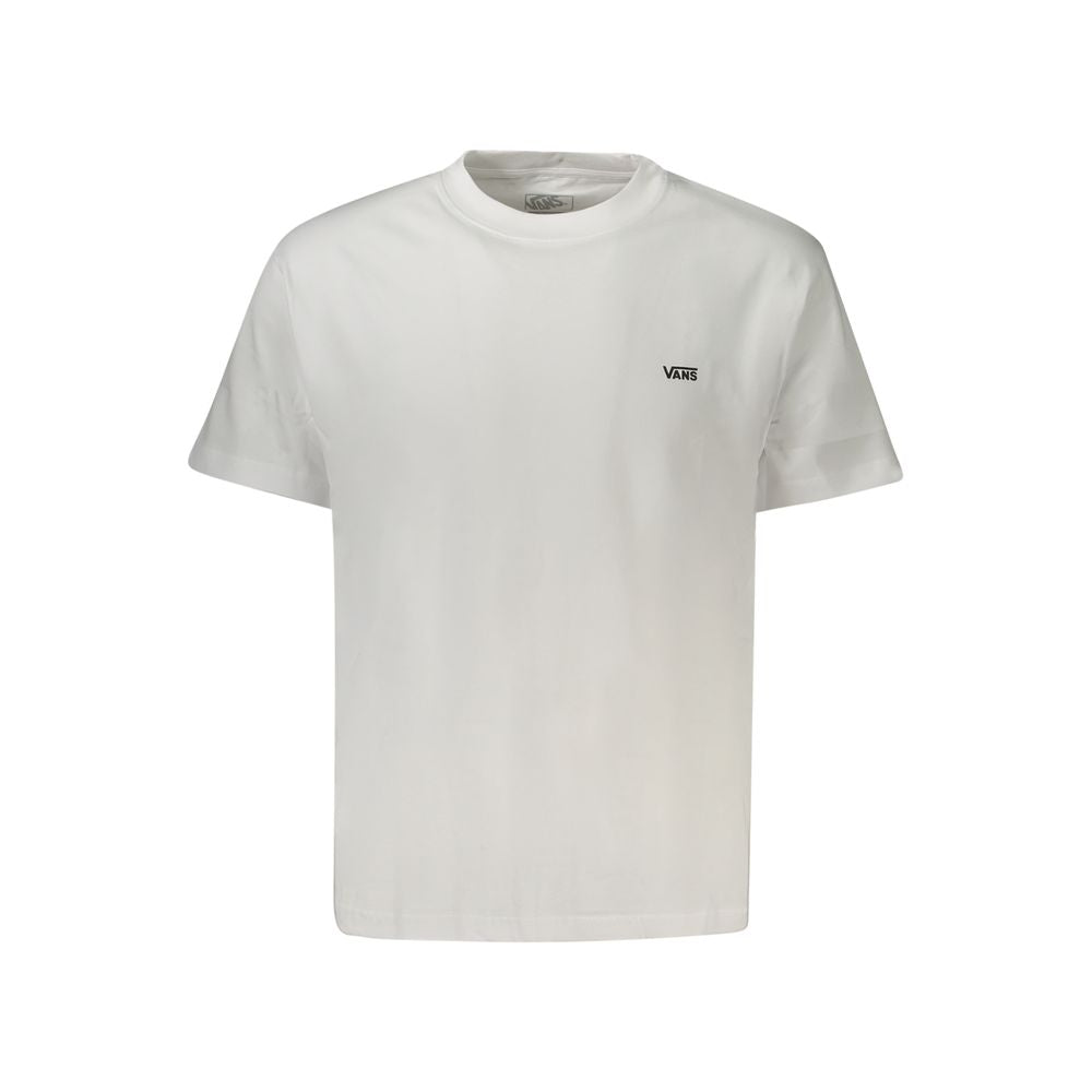 Vans White Cotton Men T-Shirt