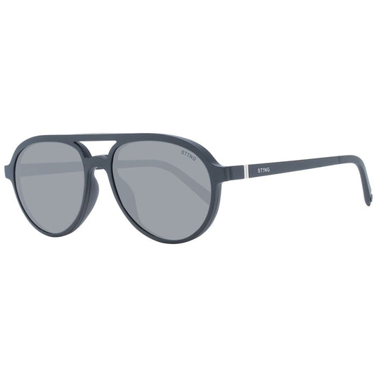 Sting Black Plastic Glasses (Frames)