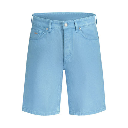 Hugo Boss Blue Cotton Short
