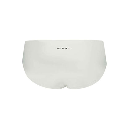 Trussardi White Elastane Swimwear