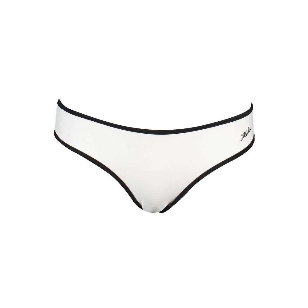 Karl Lagerfeld White Elastane Swimwear