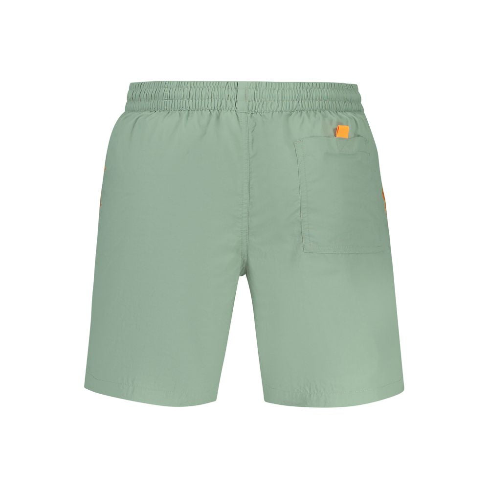 Norway 1963 Verde Poliammide Mens Swim Boxer