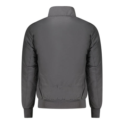 North Sails Black Polyester Men's Bomber Jacket