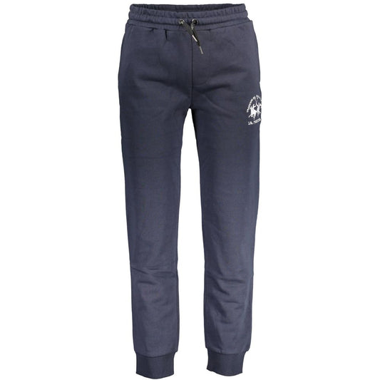 La Martina Blue Cotton Pant