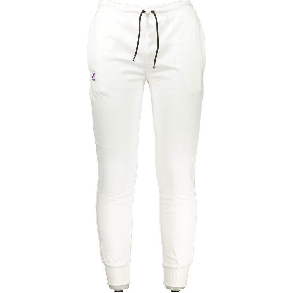K-WAY White Cotton Men's Sweatpants