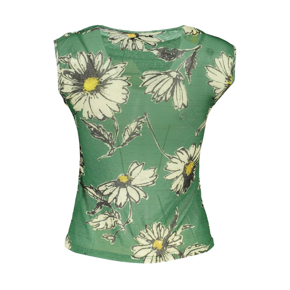 Desigual Verde Polyester Woman Tank Top