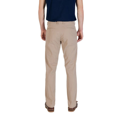 Borghese Beige Cotton Skinny Pants